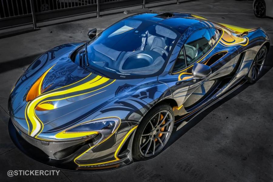  McLaren P1 Tatoo Edition by Sticker City 2015 года  (фото 4 из 23)